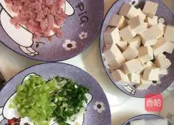 Roumo Mapo Illustration of how to make tofu 1