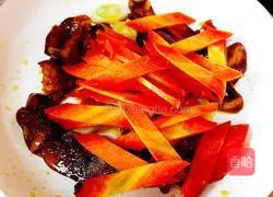 Illustration of how to make fried bacon with celery 6