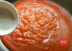 Illustration of how to make spaghetti (pan-fried beef short ribs with red sauce) 8