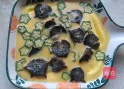Illustration of how to make sea cucumber okra and water-egg 5
