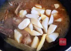 Illustration of Yam Stewed Pork Ribs 13