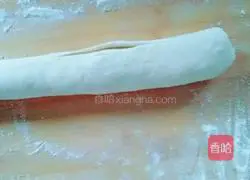 Illustration of how to eat spring pancake rolls at the beginning of spring 3