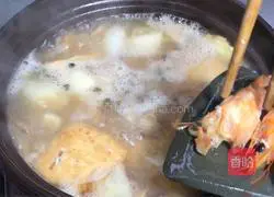 Shrimp and Tofu Pot Illustration of how to do it 11