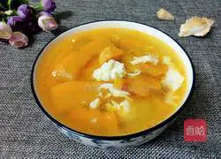 Recipe for Salted Egg Pumpkin Soup Illustration 8