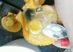 Illustration of how to make vermicelli scallops 1