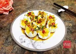 Illustration of how to make garlic and eggs 8