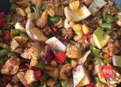 Illustration of how to make ginger and spicy chicken 8