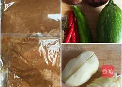 Korean style Illustration of how to make simple miso soup 1