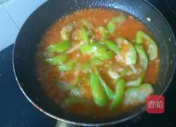 Illustration of how to cook loofah with tomato sauce 6