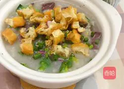 Cantonese-Pork Red Lettuce Porridge Recipe Illustration 11