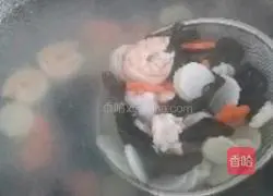 Illustration of how to make fried yam and shrimp 6