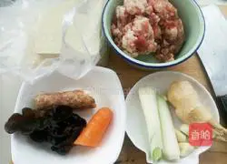 Illustration of how to make assorted meatballs with spiral pasta 1