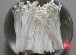 Enoki mushroom Illustration of how to make boiled fish 8