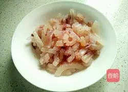 Illustration of how to make green pepper squid 5