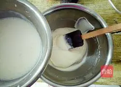 Illustration of how to make rainbow mousse cake 7