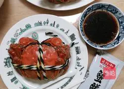 Illustration of steamed hairy crabs 7