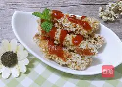 Illustration of how to make crispy fried chicken tenders 9