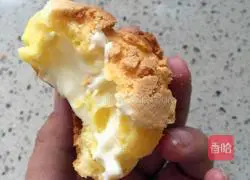 Illustration of how to make puff pastry cream puffs 16