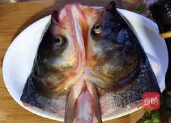  Illustration of how to make fish head with chopped pepper 2