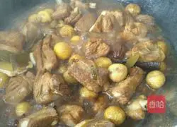 Wild chestnut sweet and sour pork ribs recipe 12