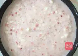 Illustration of how to make eight-inch cream-free strawberry mousse 12