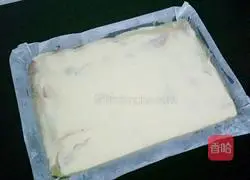 Camouflage Cream Cake Roll Illustration of how to do it 15