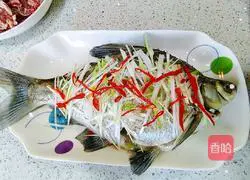 Illustration of how to make steamed fish 5