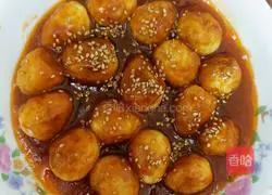 Illustration of how to make Yoyodan (sweet and sour tiger skin quail eggs) 5