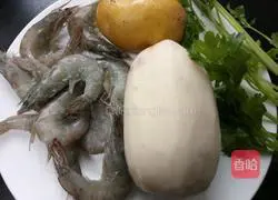 Illustration of how to make spicy hot pot shrimps 1