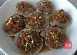 Illustration of how to make garlic vermicelli scallops 7