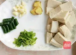 Illustration of braised mackerel tofu recipe 2