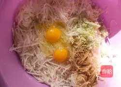 Illustration of how to make radish balls 5