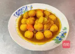 Illustration of how to make curry fish eggs 10