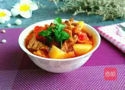 Illustration of how to cook beef with tomatoes and potatoes 14