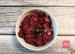 Celery stir-fry Illustration of how to make shredded beef 2