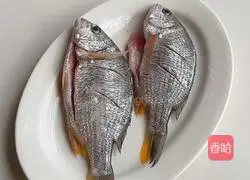 Illustration of how to make steamed fish with green onion 4