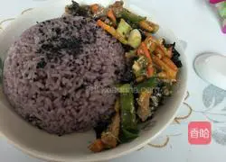 Illustration of how to make fish-flavored shredded pork rice bowl (simple) 17