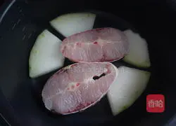 Winter Melon Stewed Herring Recipe Illustration 2