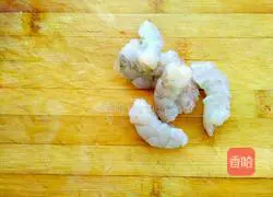 Illustration of how to make steamed tofu with anchovies and shrimp balls 4