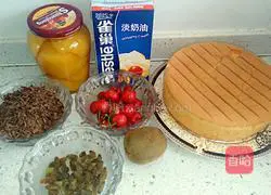 Illustration of how to make classic chocolate cake 1