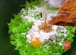 Illustration of how to make fried radish balls 14