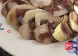 (Steamed vegetables) Illustration of how to make steamed sausage and bamboo shoots 7