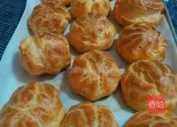 Illustration of how to make cream puffs 8