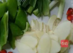 Illustration of how to make twice-cooked pork with ginger 2