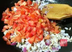 Illustration of how to make tomato minced meat pasta 8