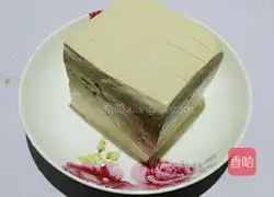 Illustration of braised homemade tofu 1