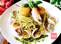 Illustration of how to make seafood pasta 18