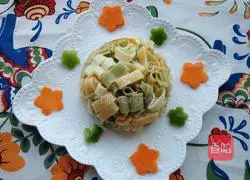 Cold Italian Illustration of how to make noodles 15