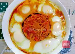 Illustration of how to make eggs and shredded potatoes 5