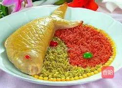 The steamed buns with spicy seeds Illustration of how to make diced pork 2